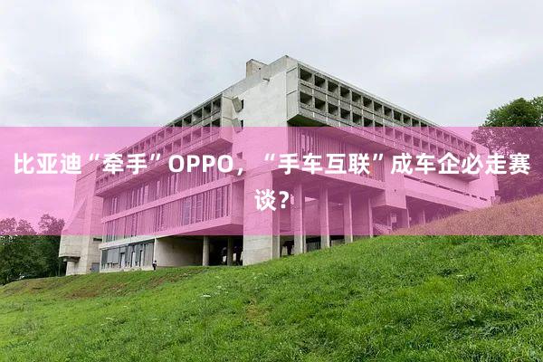 比亚迪“牵手”OPPO，“手车互联”成车企必走赛谈？